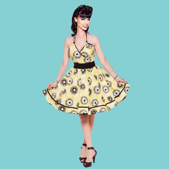 🌺Kinny & Howie Monica 1950s Daisy Swing Dress - Picture 3 of 8
